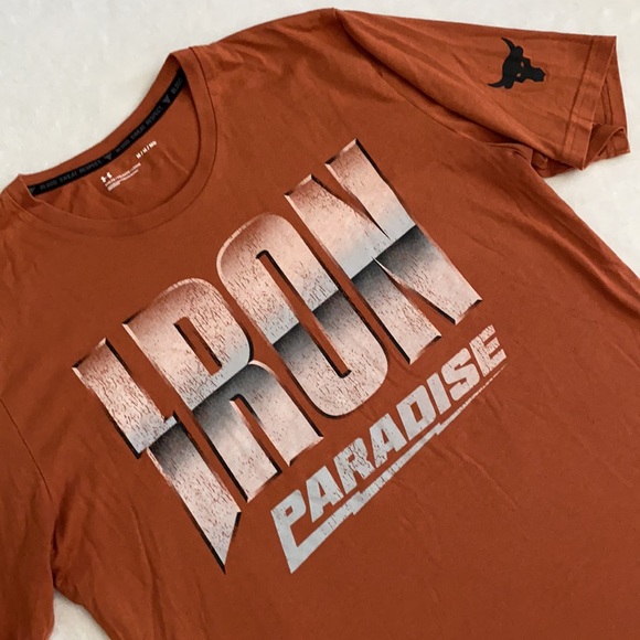 Under Armour | Project Rock Dare to Fail Iron Paradise Short Sleeve Shirt (M) - Picture 2 of 16
